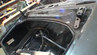 (video 18) 1976 Trans AM SE   Quarter panel install