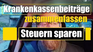 Krankenkassenbeiträge zusammenballen - Steuern sparen