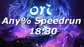 Ori wotw Any% (Easy) Speedrun in 18:30