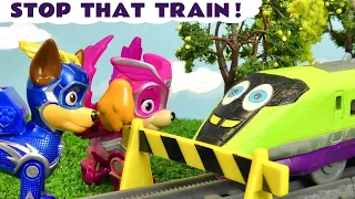 Stop That Train Mighty Pups Rescue Mission with the Funlings
