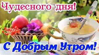 🌼 Доброе утро! 🌼 Прекрасного августовского дня! 🌺 Красивая открытка с пожеланиями в августе