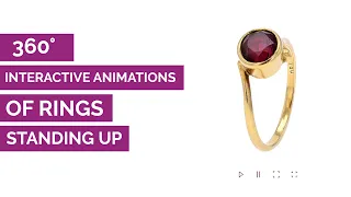 Create 360° interactive animation of rings standing up with PackshotCreator