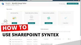 How To Use SharePoint Syntex