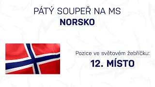 Pátý soupeř na MS: Norsko pohledem Matěje Stránského