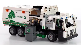 LEGO Technic Mack LR Electric Garbage Truck 42167 review! Great functions & very reasonable price