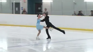 2024 - Provincial Championships - Juvenile Dance - European Waltz - Olivia Tang & Elliot Rechsteiner