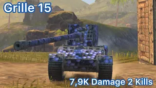 WoT Blitz - Grille 15 7,9K Damage 2 Kills WoT Blitz Replays