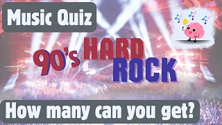 90s Hard Rock Quiz - Can you guess them all?