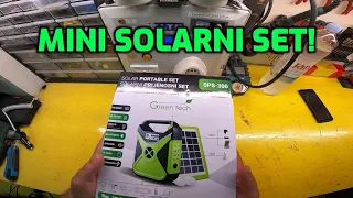 Solarni set za kampiranje ili lovačke čeke - iz Bauhausa