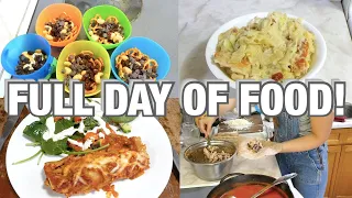 FULL DAY OF FOOD! | LARGE FAMILY MEAL PLAN