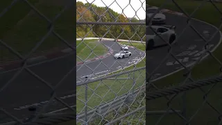 porsche almost crash Nordschleife