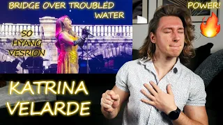 Katrina Velarde - BRIDGE OVER TROUBLED WATER | LIVE | Sohyang Version | Singer Reaction!