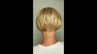 Bob Care is in the technique of Vidal Sassoon. Step-by-step instructions