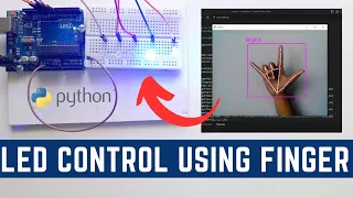 How to controll LED Using Python & Arduino | OpenCV Python || Arduino Projects