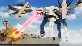 Realistic AT-AT Destruction 😱 Teardown