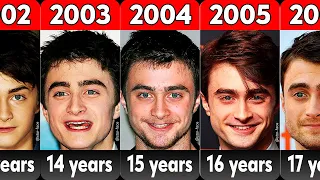 Daniel Radcliffe (Harry Potter) from 2000 to 2023