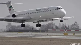 McDonnell Douglas MD-82 LZ-LDM Bulgarian Air Charter at Prague Airport