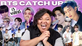 THE BIGGEST BTS CATCH UP EVER *13 VIDEOS* | REACTIONS