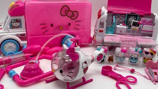 19 minutes Satisfying with Unboxing Hello Kitty Rescue and Ambulance Set ASMR