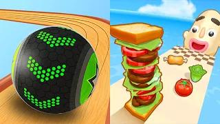 Going Balls, Sandwich Runner, Ball Run 2048 Infinity, Coin Rush Speedrun Gameplay All Levels Ep 6