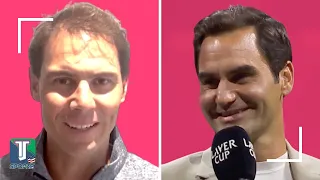 Rafael Nadal SURPRISES Roger Federer and ASKS him about his FAVORITE doubles partner