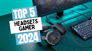 TOP 5 HEADSETS GAMER!! OS MELHORES HEADSETS PARA SE COMPRAR EM 2024