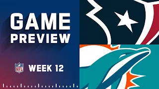 Houston Texans vs. Miami Dolphins | 2022 Week 12 Game Preview