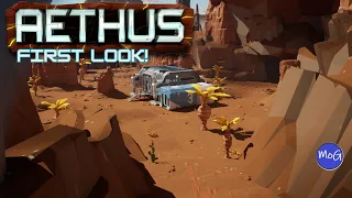 New Planet Mining And Survival Crafting Building Game! | Aethus Demo PC Gameplay First Look