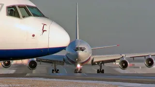 Presidential IL-96 and Boeing 757 AZUR Air / Vnukovo Airport