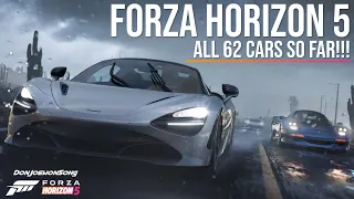 Forza Horizon 5 - ALL 62 CARS FOUND SO FAR!!!!