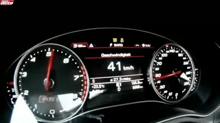 Audi RS6 von 0 bis 300 km h