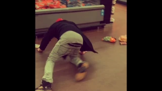 Tripping at walmart