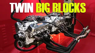 Twin Big Blocks Dyno'd Together - Engine Power S9, E5 & 6