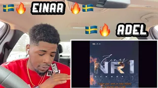 🇺🇸🔥American Reacts Too Swedish Rap EINAR Ft Adel “Inte Samma” (English Subtitles) Reaction