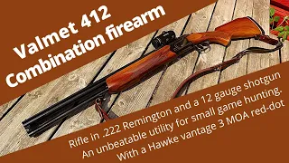 Valmet 412 Combination hunting firearm shotgun rifle