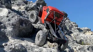 FMS Roc Hobby Atlas 1/10 4x4 off-road RC first run rock crawling