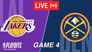NBA LIVE! Los Angeles Lakers vs Denver Nuggets Game 4 | April 27, 2024 | 2024 NBA Playoffs Live 2K
