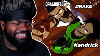 Kendrick vs Drake but its Anime! ft J Cole | Dragonflow Z Episode 9 @JkDAnimator REACTION