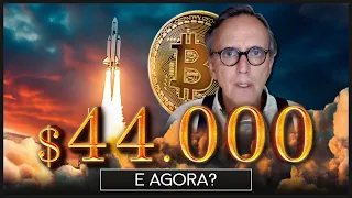 ENTRE AO VIVO CONOSCO! 🚀BITCOIN: $44.000, E AGORA❓ ALTCOINS❗