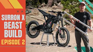 The SURRON X gets MX SUSPENSION (kind of) | Building the Surron X Beast Episode 2