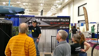 EZ REC RACK loading a kayak at Canoecopia