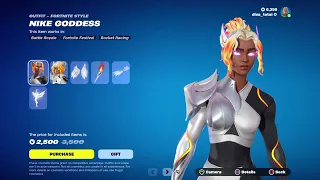 NIKE GODDESS (BUNDLE) FORTNITE STYLE - 2,500 V-BUCKS FORTNITE CHAPTER 5 SEASON 2