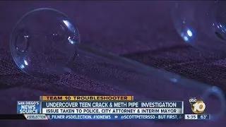 Team 10 takes crack pipe investigation to city officials