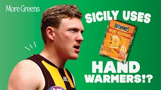 @moregreensgolf  JAMES SICILY WEARS HAND WARMERS!? 2v2 5-HOLE SCRAMBLE