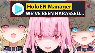 Calli found out what Fuwamoco did to Their Manager 【Fuwawa / Mococo / Hololive EN】