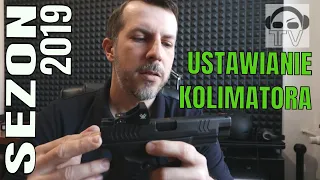 [59] Ustawianie kolimatora na pistolecie