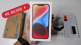 I bought iPhone 14 for Rs. 60,000 || Flipkart iPhone sale and open box delivery