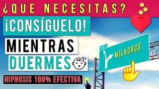 🍀 HIPNOSIS para tener BUENA SUERTE | CAMBIA tu DESTINO AHORA, ATRAE FELICIDAD y MILAGROS a tu VIDA!