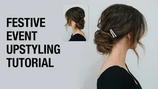 How to Style a Textured Bun | Festive Event Hair Styling Tutorial | Kenra Professional