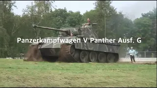 Surviving German Panzer V Panther Tanks In Working Order Around The World #ww2 #tank #history